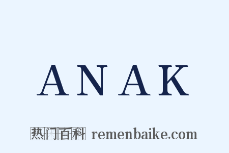 ANAK是什么意思的图片